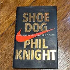 Signed Nike Shoe Dog Hardcover Book